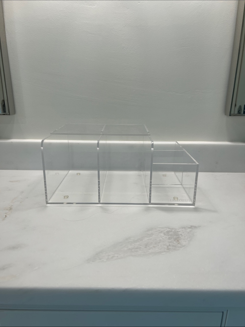 LELLOBABY Lucite Baby Diaper Caddy